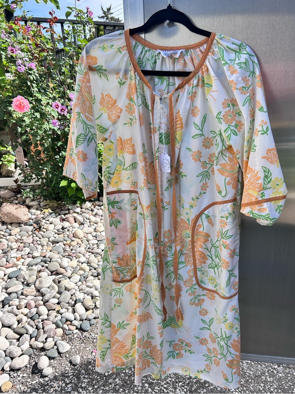 70s Model Coat Housecoat